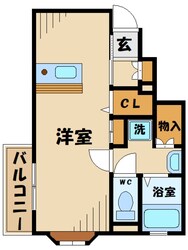 アムール新町の物件間取画像